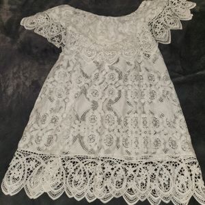 Lace cover up